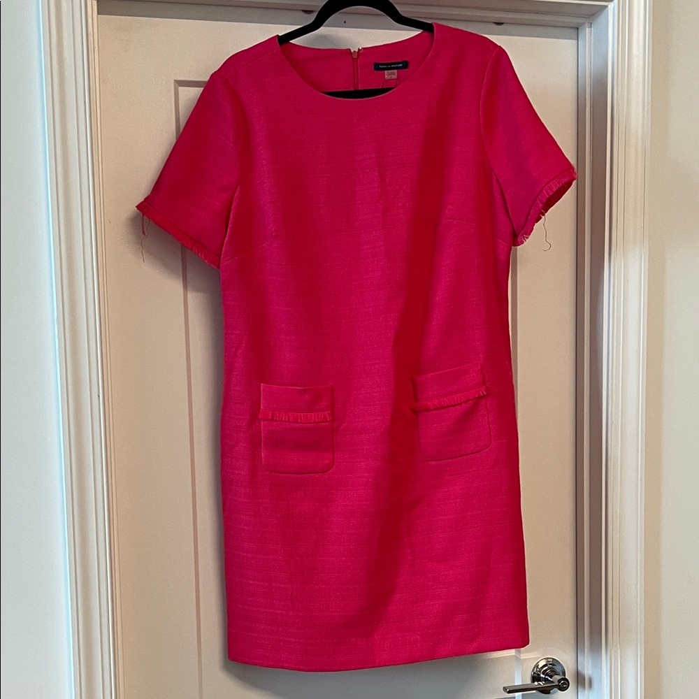 Tommy Hilfiger Fuchsia Short Sleeve Dress